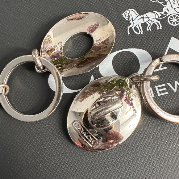 Vintage Coach Valet Turnlock valet double keychain - Picture 7 of 8